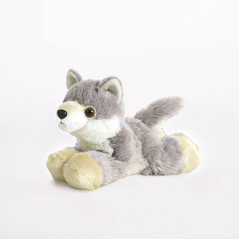 Ensemble d’adoption du loup gris - Peluche